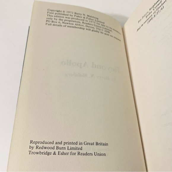 Vintage Beyond Apollo by Barry Malzberg Hardcover Book - Picture 6 of 12